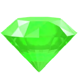 Green Diamond - rare - No Watermark PNG