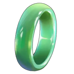 Green Ring - jade green - PNG Images