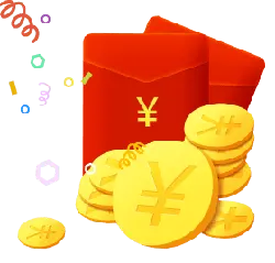 Red Envelopes and Coins - luck - Transparent Layer PNG
