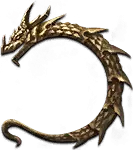 Dragon Pattern - gold - design - PNG Images