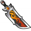 Flaming Sword - decorative - Free PNG
