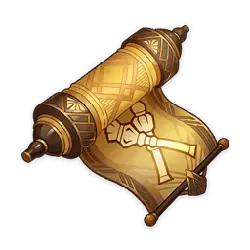 Golden Scroll - ornament - Lossless PNG