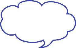 Speech Bubble - text - Fast Download PNG