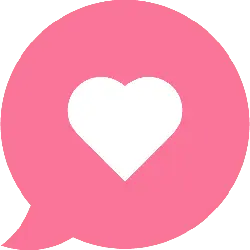 Pink Bubble Heart Icon - icon - Free PNG