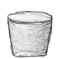 Cylinder - pencil sketch - Lossless PNG