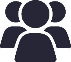 Three Person Icons - icon - PNG