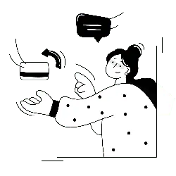 Man Throwing Hamburger - motion - Free Download PNG
