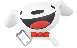 Little White Rabbit - phone - Free PNG
