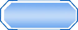 Blue Octagon - minimalistic - Transparent Layer PNG