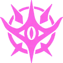 Pink Star Pattern - logo - PNG