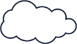 Cloud - comic - High Quality PNG