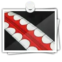 Red and White Striped Pattern - red - High Resolution PNG