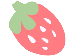 Strawberry - green - High Quality PNG