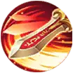 Flaming Sword - red - sword - High Resolution PNG