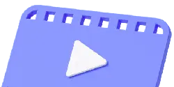 Play Button - purple - video - Free PNG