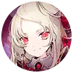 Red-Eyed White-Haired Girl - red eyes - Transparent Background PNG