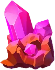 Crystal Cluster - pink - PNG