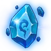 Blue Crystal Gemstone - energy - Transparent Background PNG