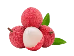 Litchi - red - sweet - PNG Images