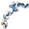 Blue Dragon - mysterious - blue - No Background PNG