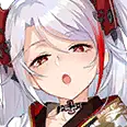 White Hair Girl - red eyes - Designer Recommended PNG