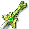 Green Gem Sword - Free PNG