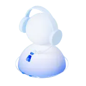 Headset Figure - toy - No Watermark PNG