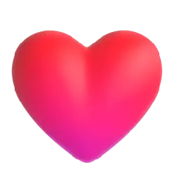 Heart - gradient - pink - Lossless PNG