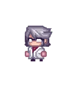Pixel Character - game - Transparent Layer PNG
