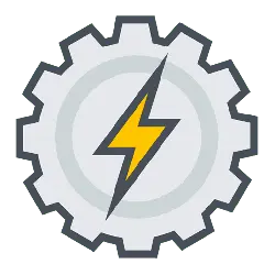 Gear Lightning - technology - Free Download PNG
