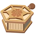 Hexagonal Wooden Box - gift - High Resolution PNG