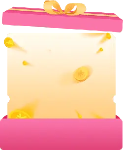 Gift Box with Coins - gift - Transparent Background PNG