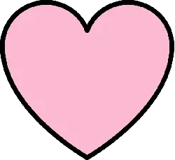 Pink Heart Shape Pattern - Curated PNG
