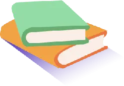 Two Books - reading - Transparent Background PNG