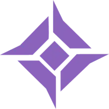 Purple Quadrilateral Star - purple - High Resolution PNG