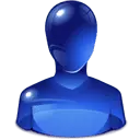 Blue Person Icon - icon - Lossless PNG