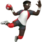 Cartoon Character - red - black - Lossless PNG