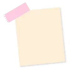 Post-it Note - simple - Transparent Background PNG