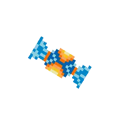 Pixel Spaceship - game element - High Resolution PNG