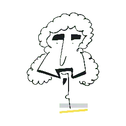 Curly-haired Person - person - No Background PNG