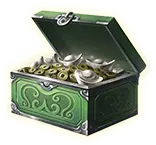 Treasure Chest - gold coins - decoration - PNG