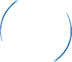 Blue Arc Line - graphic design - Transparent Background PNG