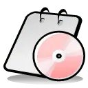 Notebook and CD - office - High Resolution PNG