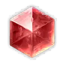Red Crystal Cube - red - PNG