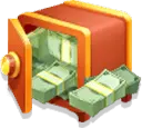 Cabinet - orange - furniture - Transparent Layer PNG