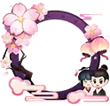 Cherry Blossom Frame - cartoon - Lossless PNG