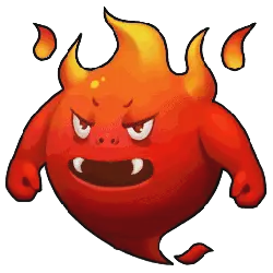 Fiery Demon Sphere - sphere - Transparent Background PNG