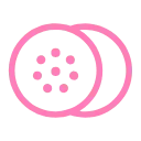 Pink Circle Pattern - simple - High Resolution PNG