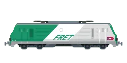 Freight Train - green - No Background PNG