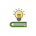 Book and Lightbulb Icon - knowledge - Free Download PNG